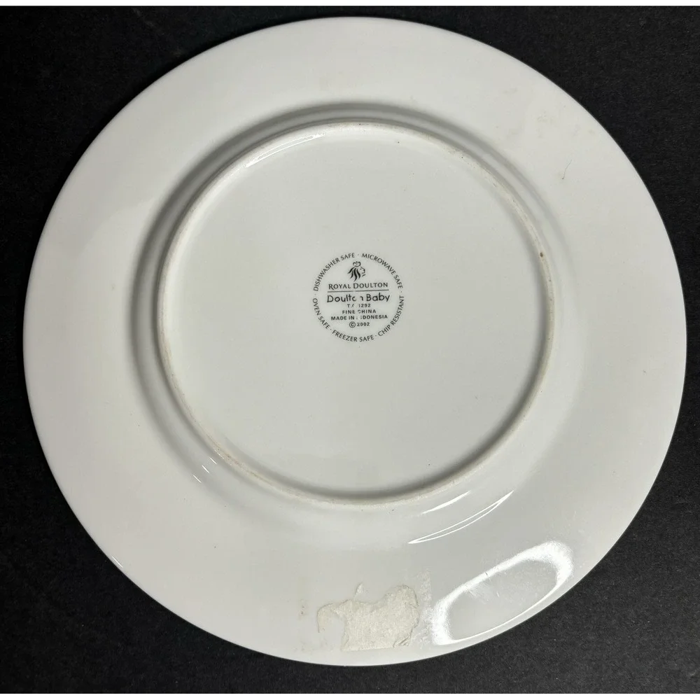 2 Royal Doulton Baby Childs Plate 7 7/8